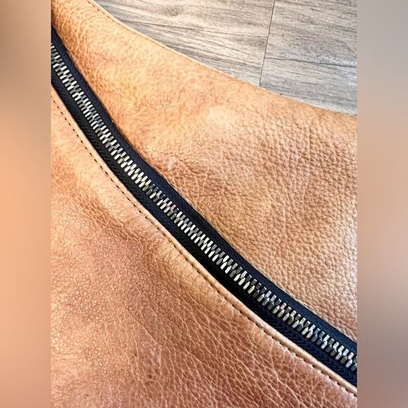 Amsterdam heritage brown leather slouchy hobo metal copper high quality - Picture 4 of 11